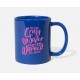 Sister Everyone Warned Royal Blue Mugs